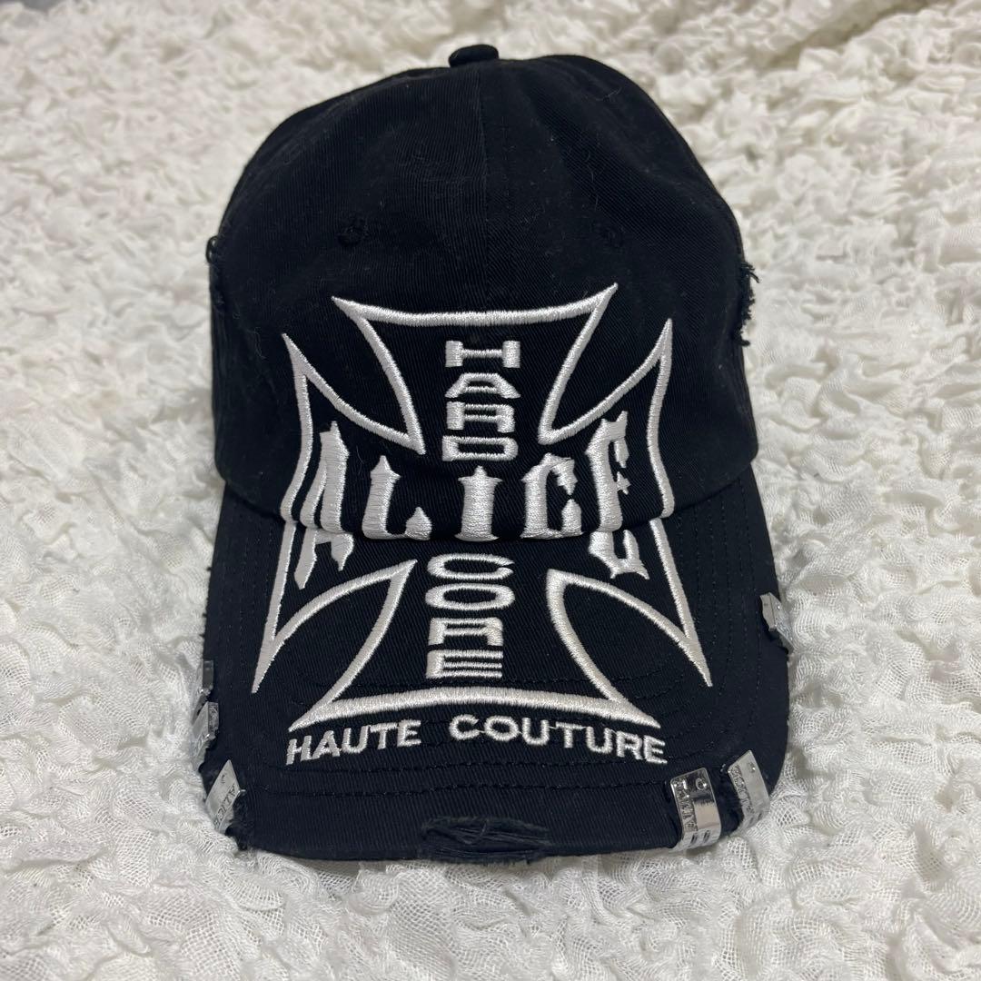 ALICE HOLLYWOOD アリスハリウッド　キャップ　帽子　ブラック