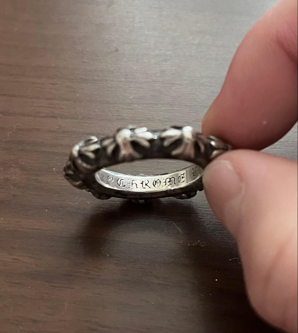 Chrome Hearts 1997フラワーモチーフリング .925 16号