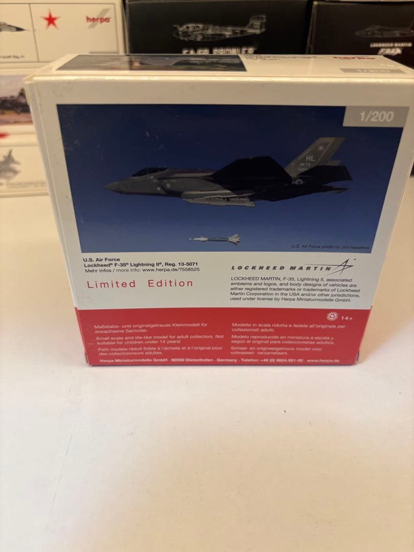 新品 herpa F-35A アメリカ空軍