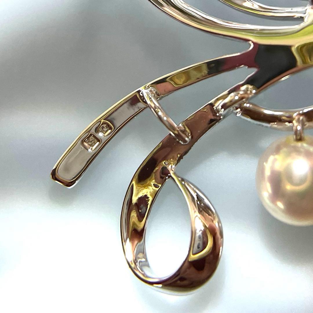 MIKIMOTO ブローチ　ミキモト　パールブローチ　入学式　卒業式　あこや真珠