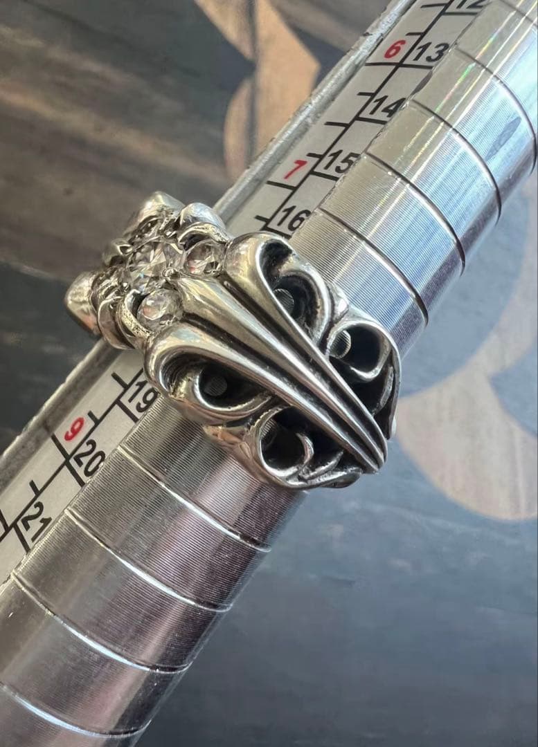 CHROMEHEARTS K&TリングPAVEダイヤ