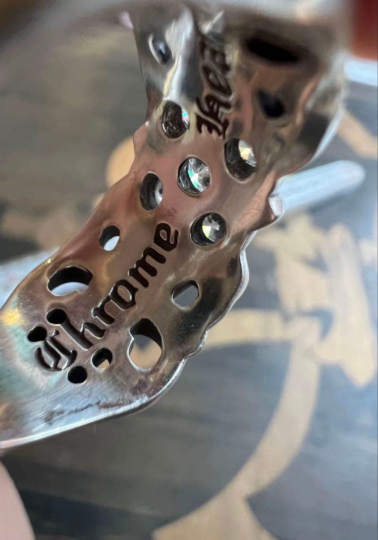 CHROMEHEARTS K&TリングPAVEダイヤ