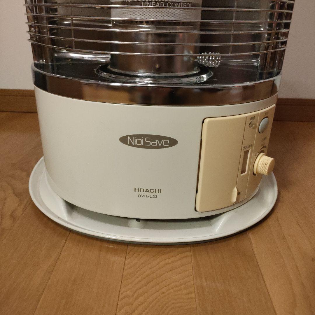 HITACHI 石油ストーブ OVH-L23 アラバスターホワイト レトロモダン
