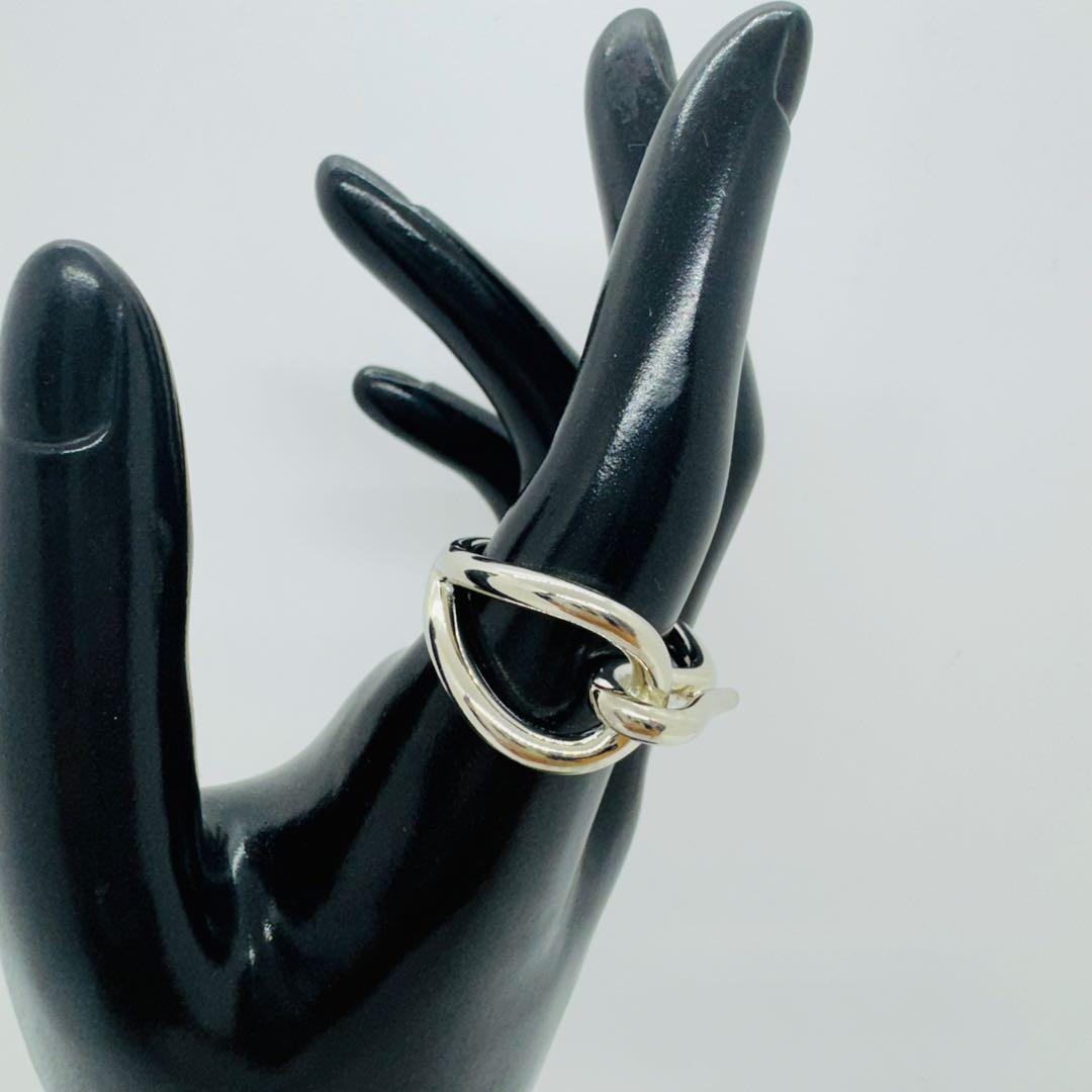 ✨HERMES✨エルメス✨スカーフリング✨シルバー✨ヴィンテージ✨リング✨