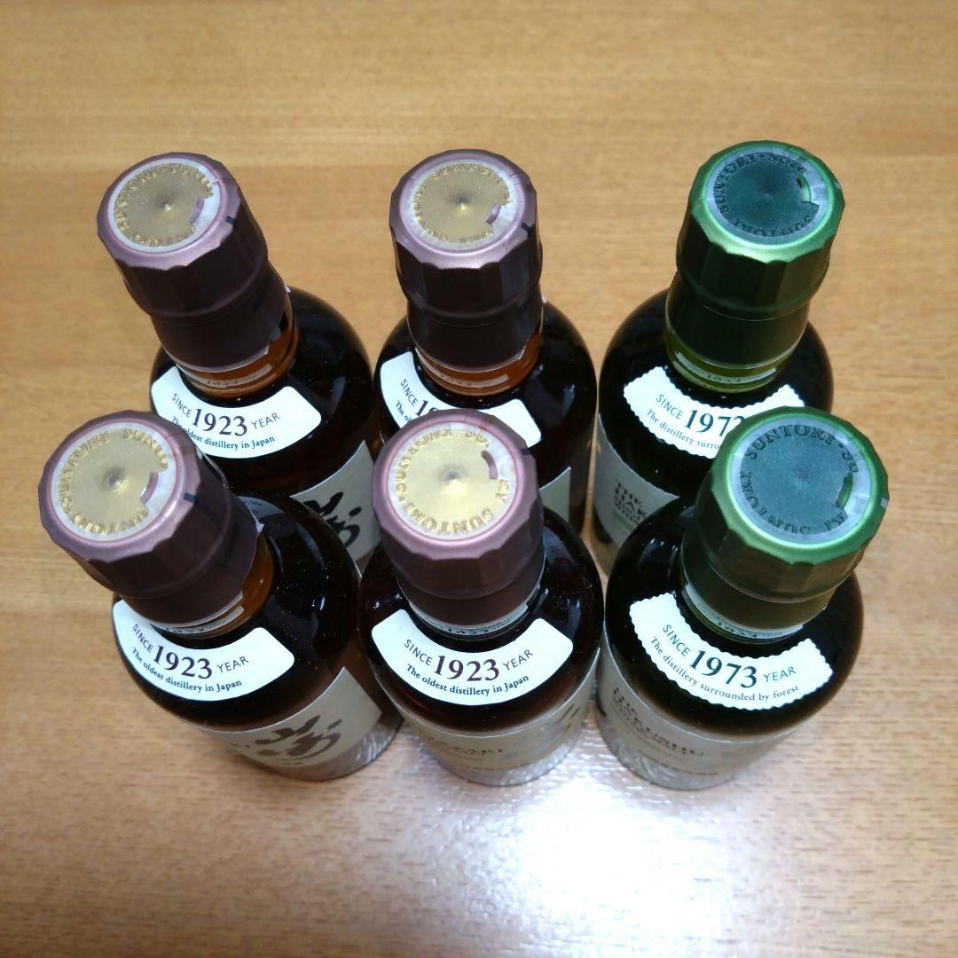 【旧ラベル】◆サントリー◆シングルモルトウイスキー◆山崎◆白州◆180ml◆6本