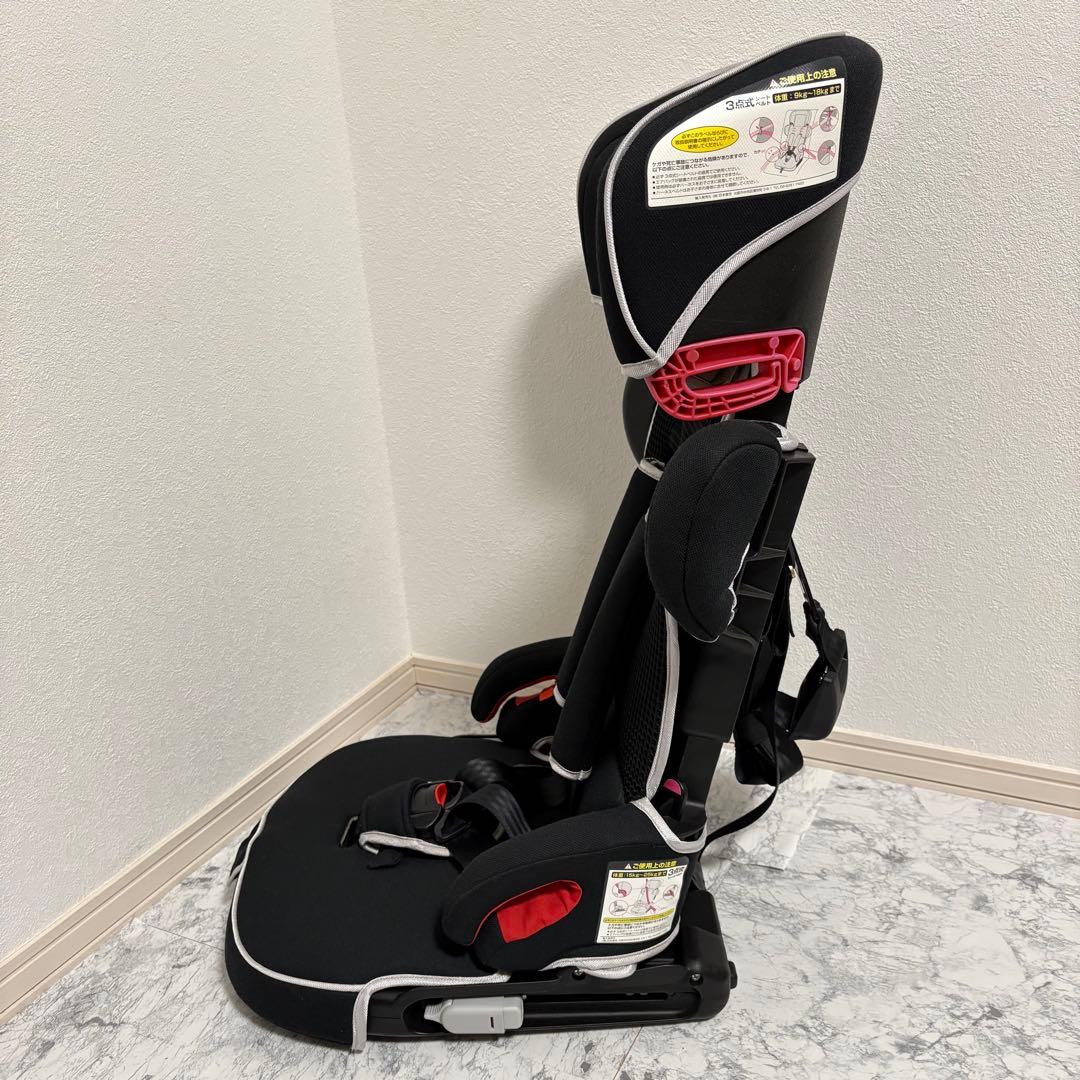 【美品】日本育児　トラベルベスト EC FIX ISOFIX　ブラック