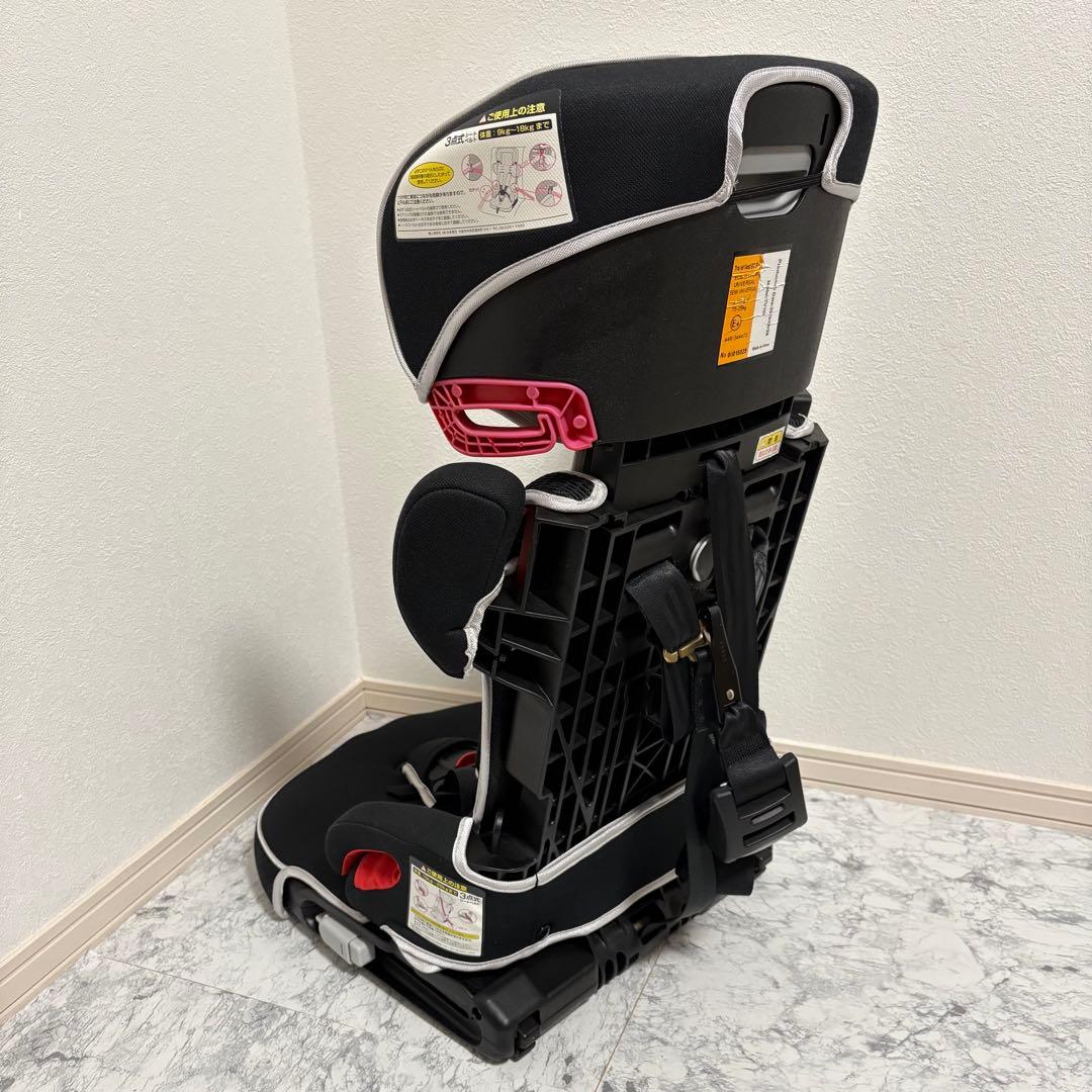 【美品】日本育児　トラベルベスト EC FIX ISOFIX　ブラック