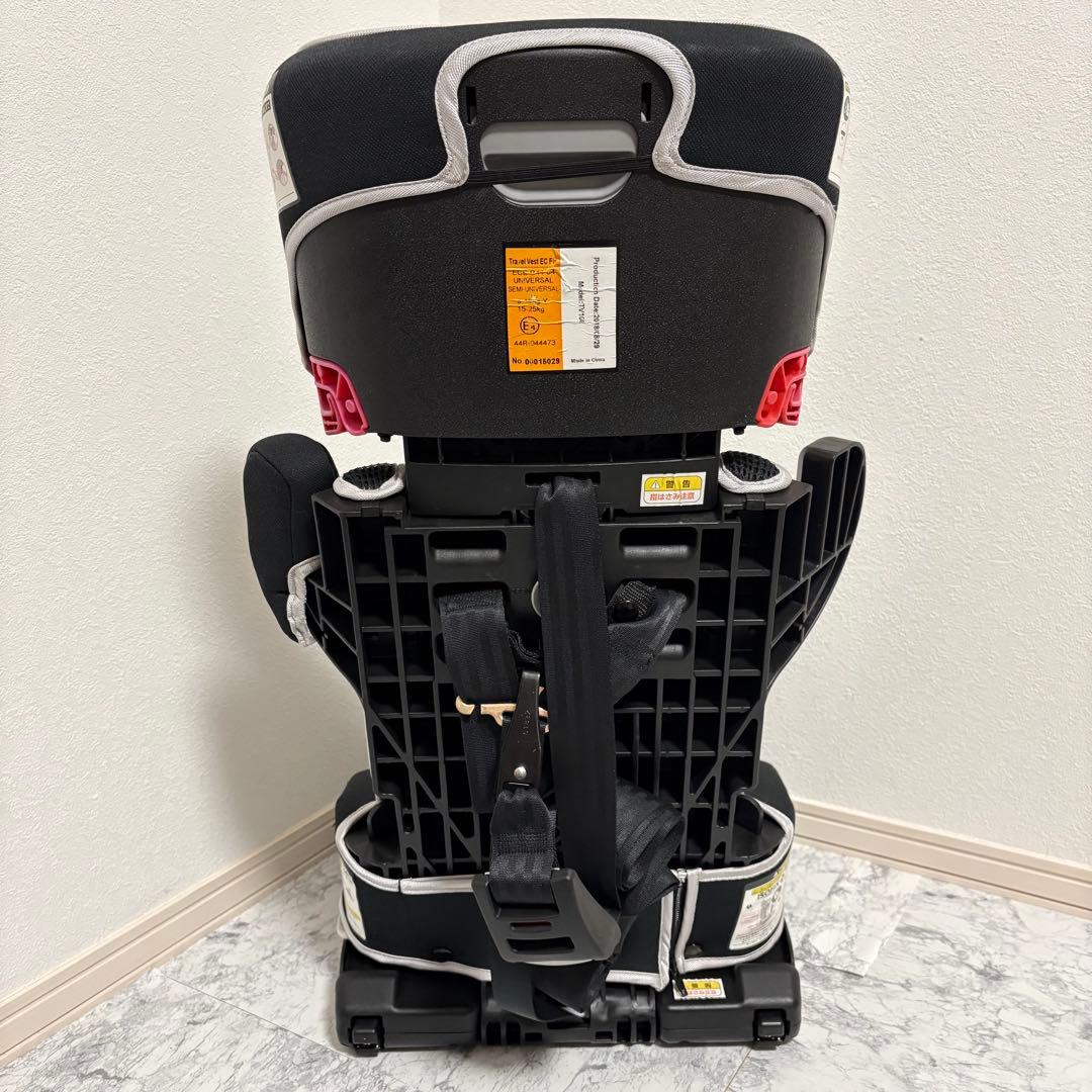 【美品】日本育児　トラベルベスト EC FIX ISOFIX　ブラック
