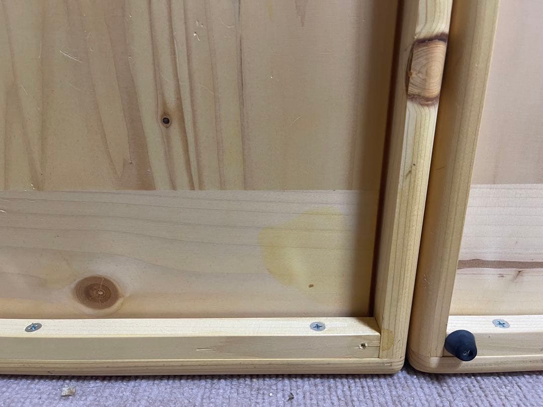 【お値下げ】木製ドッグハウス　2部屋