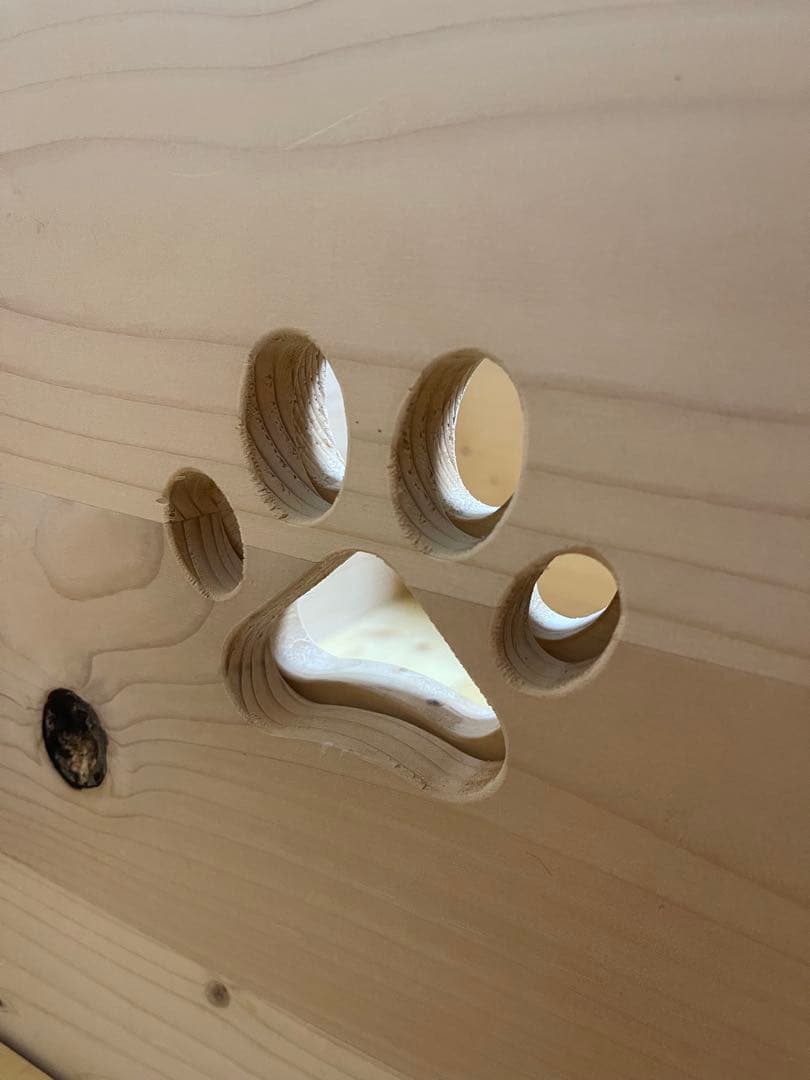 【お値下げ】木製ドッグハウス　2部屋