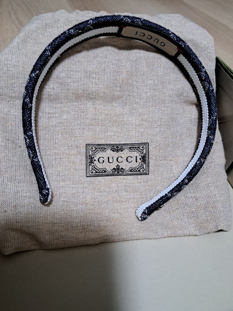 香さん専用　GUCCI デニムヘアバンド