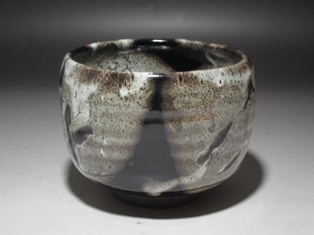 ★　清水卯一　蓬莱花碗　味わいある一品★x494