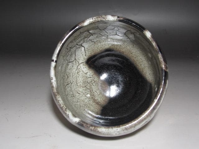 ★　清水卯一　蓬莱花碗　味わいある一品★x494