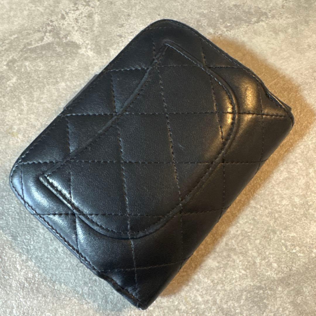 CHANEL マトラッセ　ラムスキン　財布