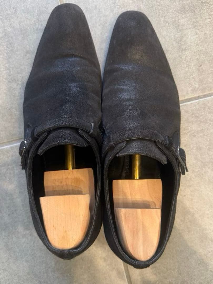 即日発送　LOUIS VUITTON ブラック ドレスシューズ 26.5