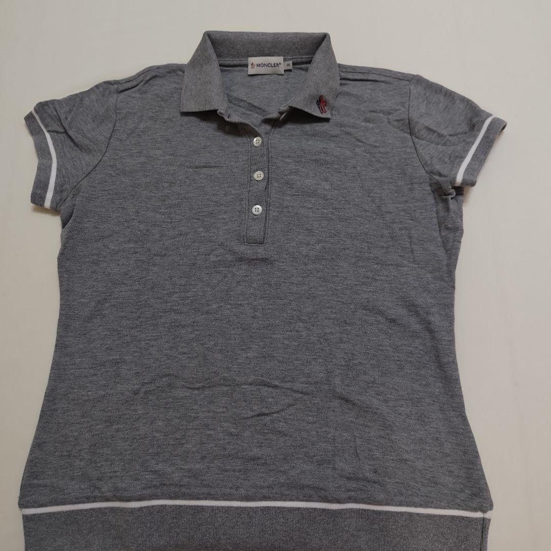 MONCLER グレー ポロシャツ S