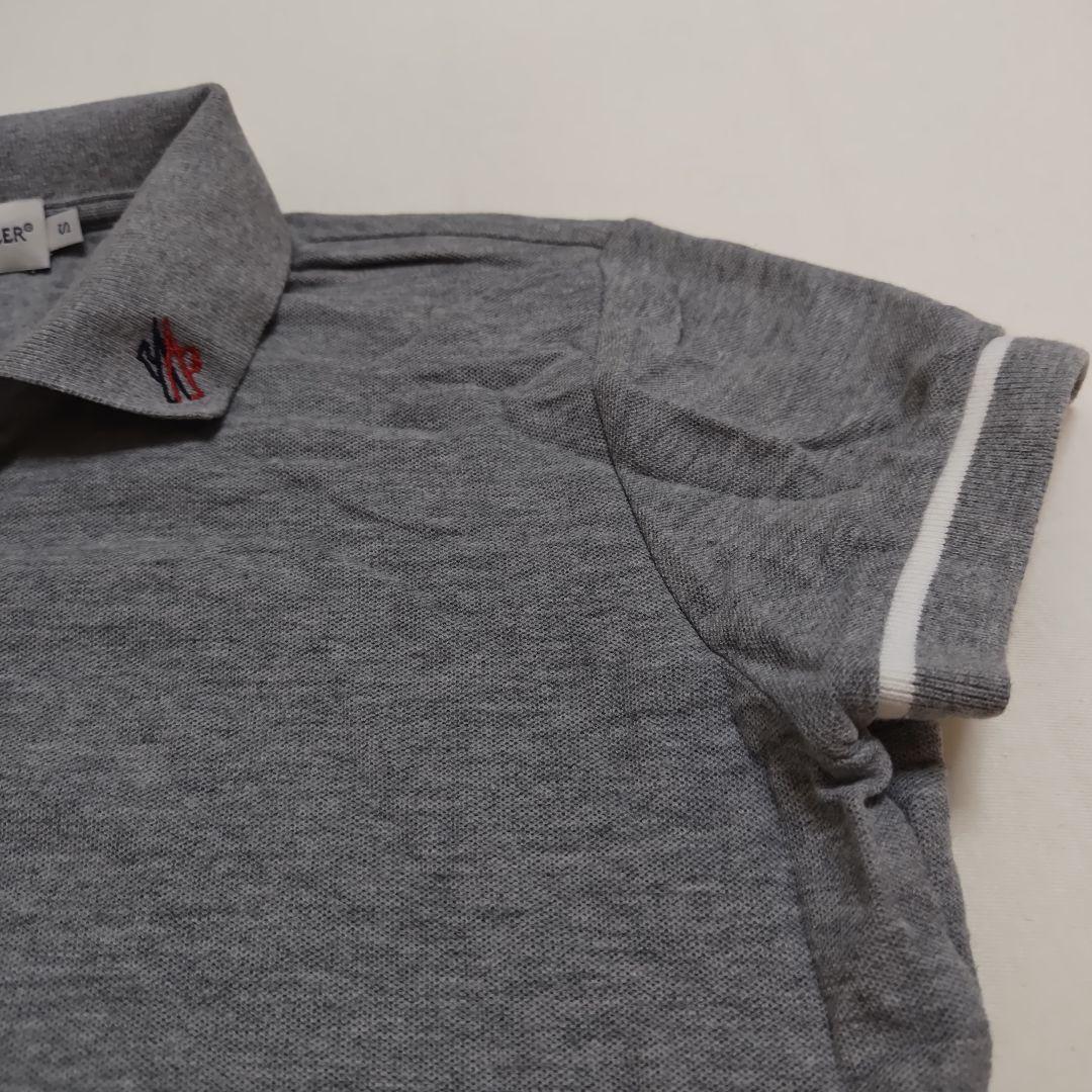 MONCLER グレー ポロシャツ S
