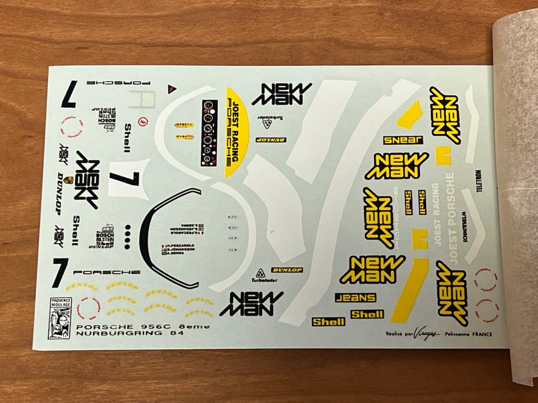 超希少　PROVENCE 1/43 キット ポルシェ956C　セナ乗車マシン