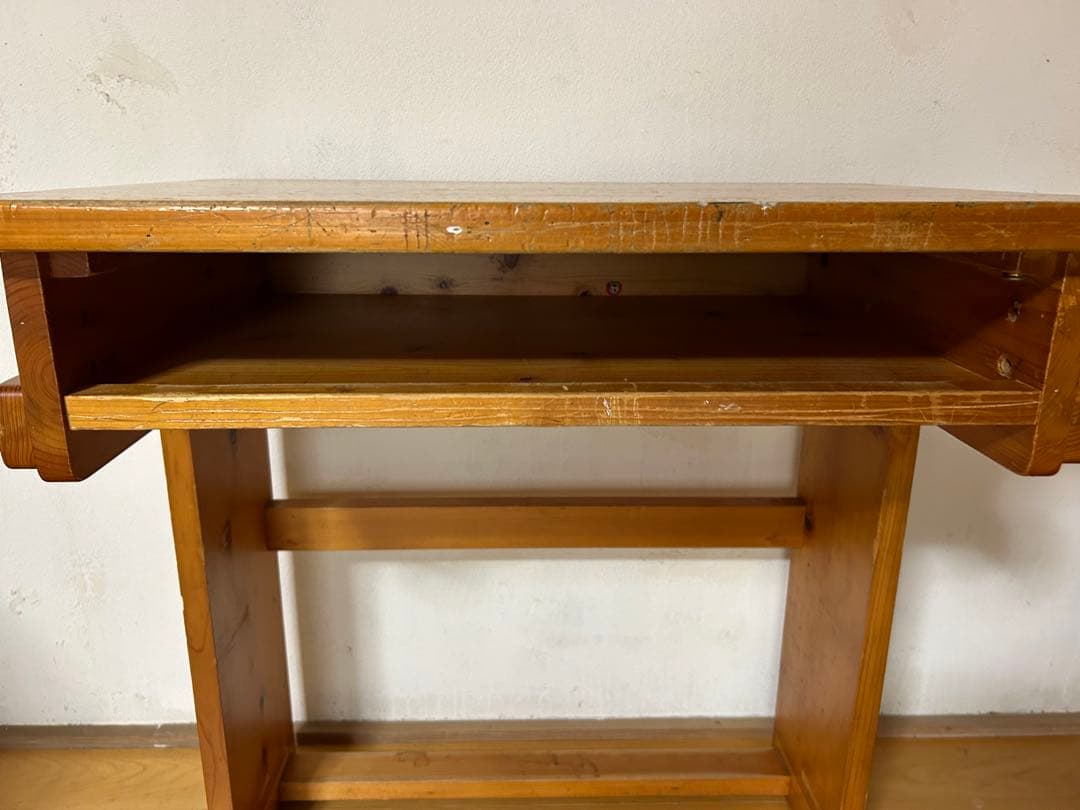 昭和　勉強机　椅子　机