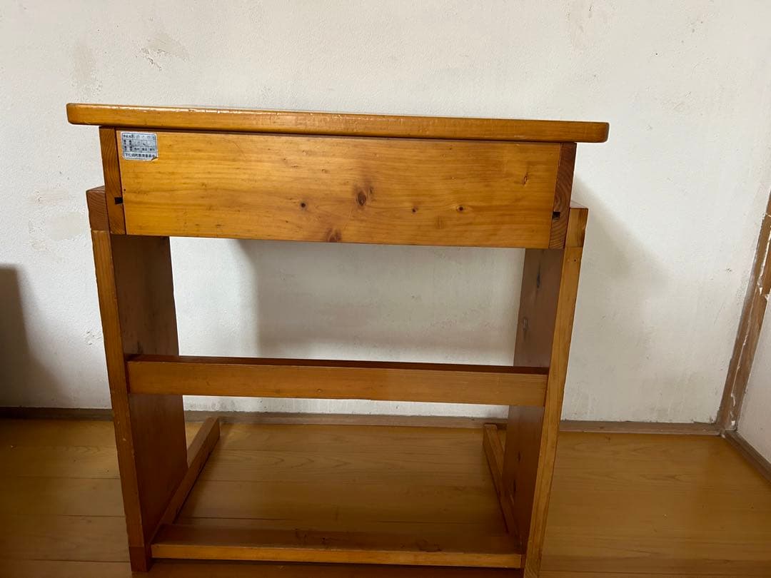 昭和　勉強机　椅子　机