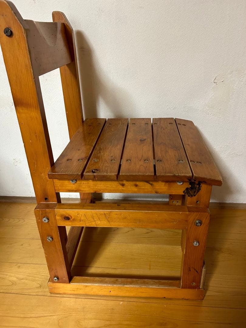 昭和　勉強机　椅子　机