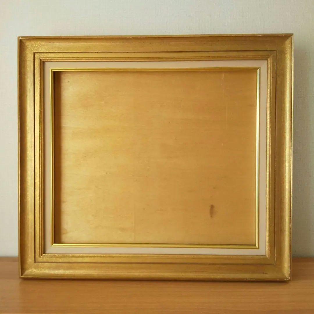 額縁 F10 ゴールド ガラス
