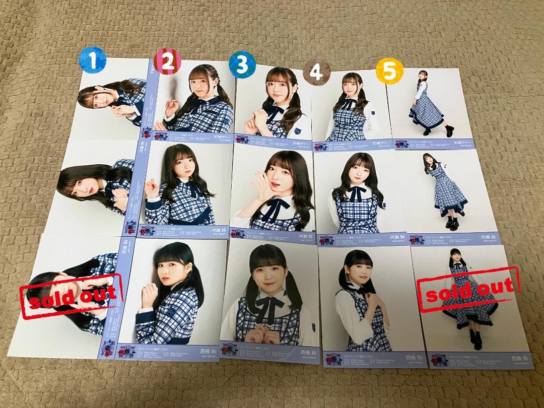 ナナニジ　夏祭り2022　9th衣装　ブロマイド　バラ売り