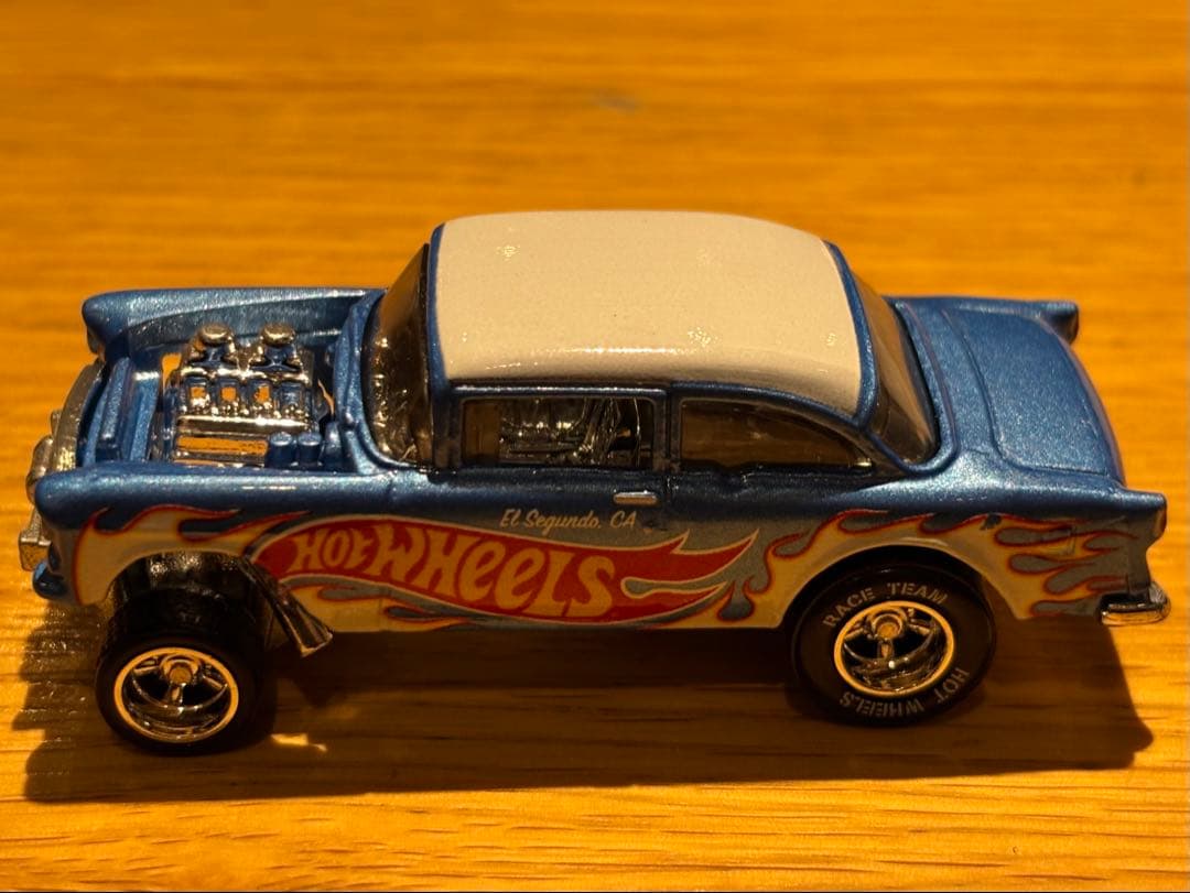 ホットウィール　'55 シェビー ベルエア ギャッサー　ディスプレイケース付属品