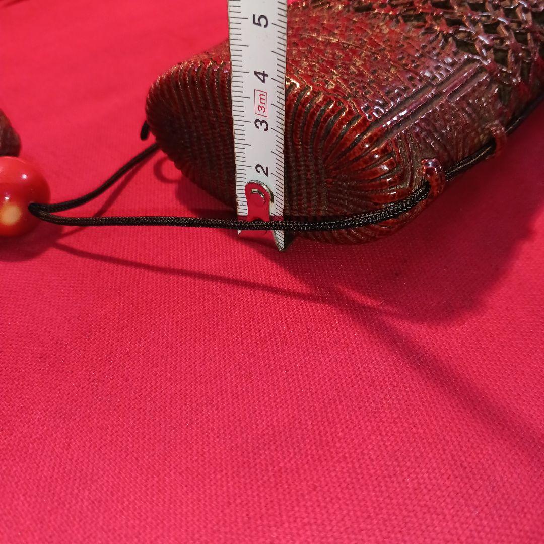 提げ物　網代　たばこ入れ