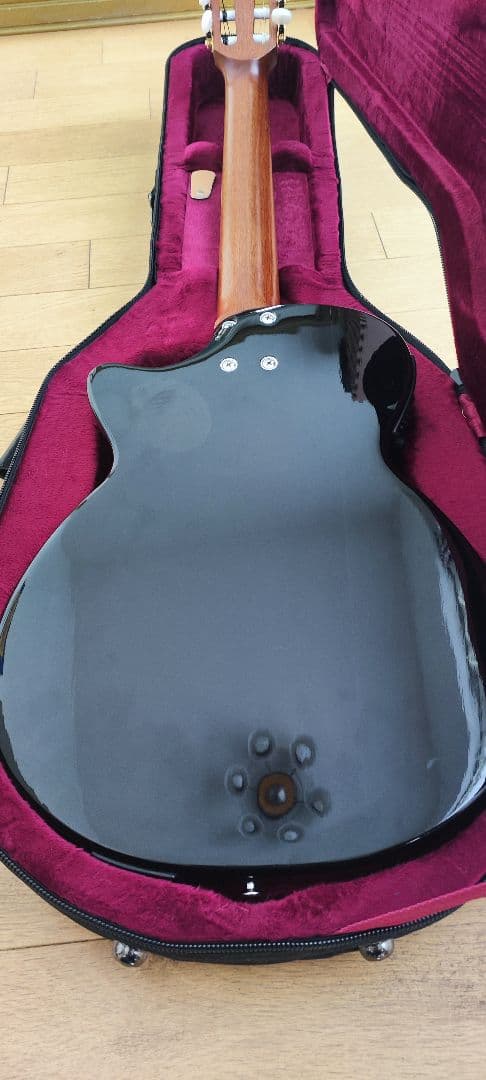 Crafter アコースティックギター ブラック セミハードケース付き