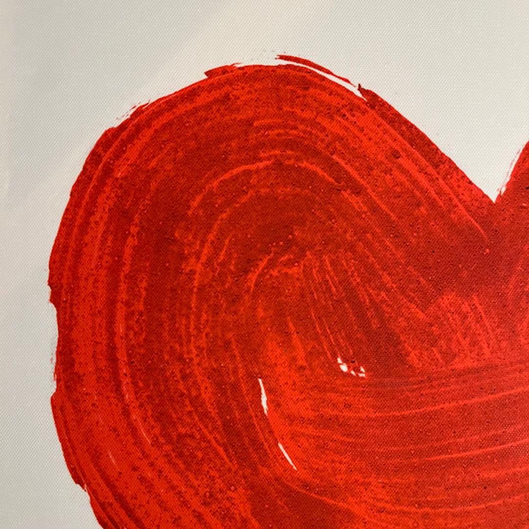 キャンバス プリントアート ハート 絵画 額付 インテリア