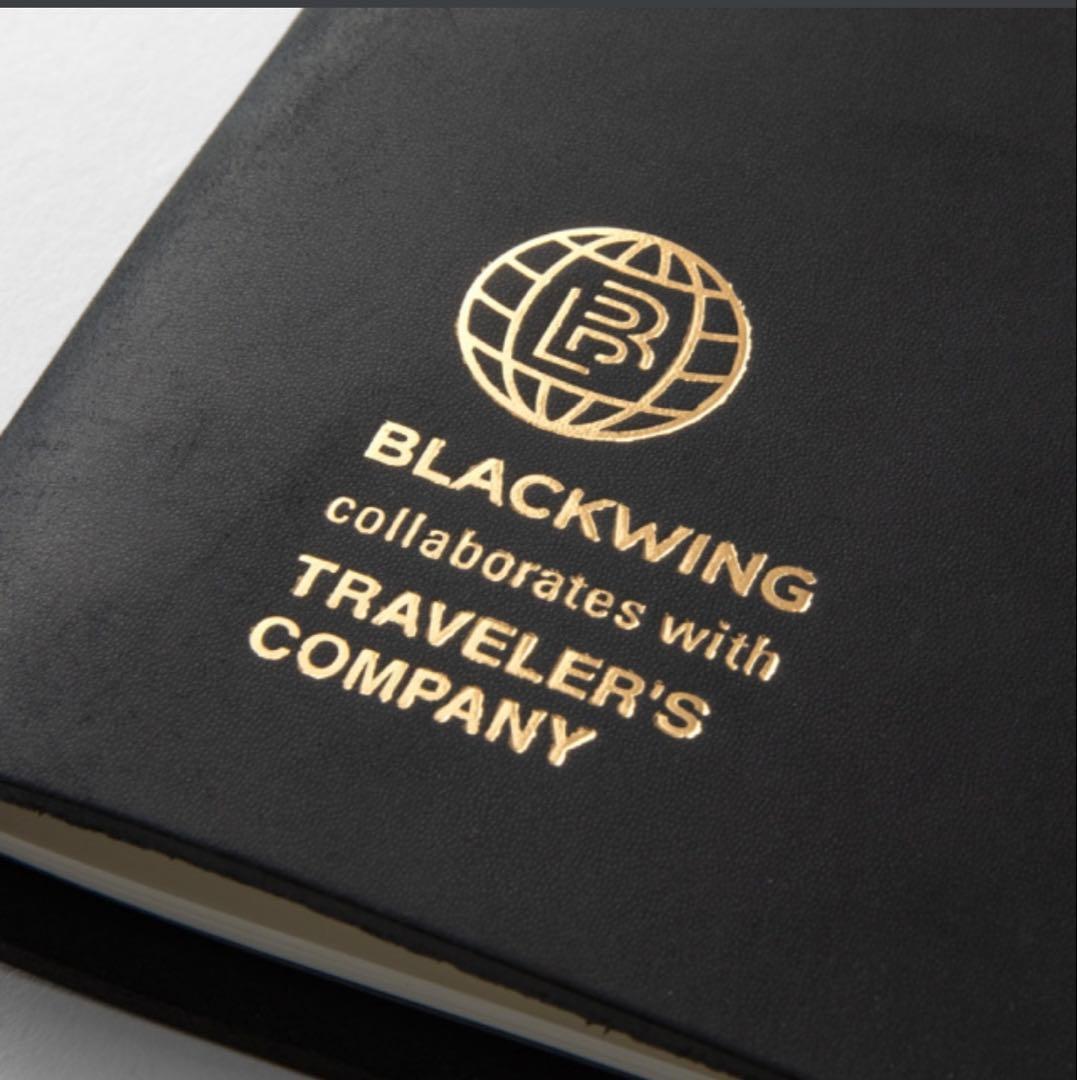 【新品未使用】トラベラーズノート BLACKWING 黒　3点セット