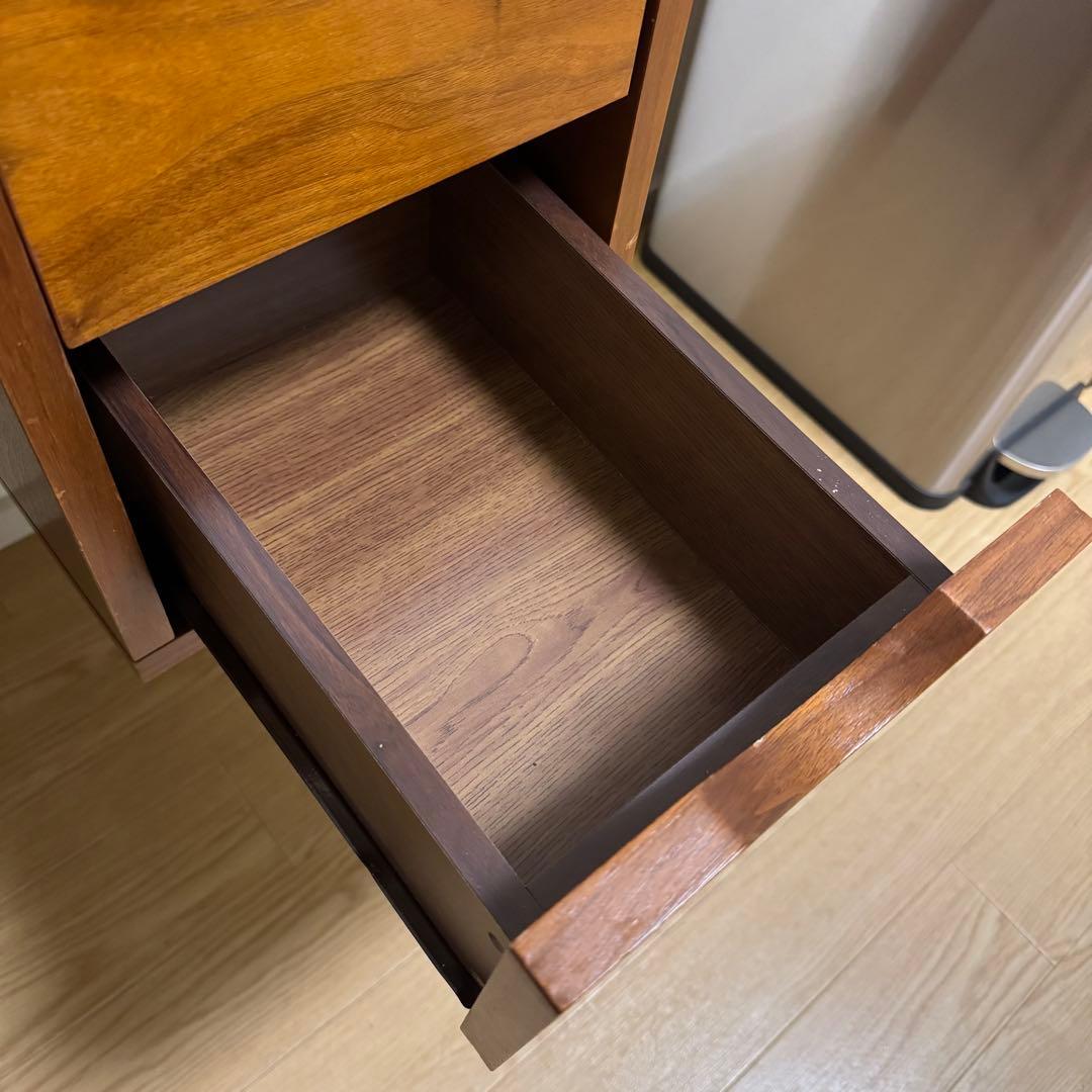 ドレッサー 鏡台 木製 スツール セット ミッドセンチュリー系 レトロ