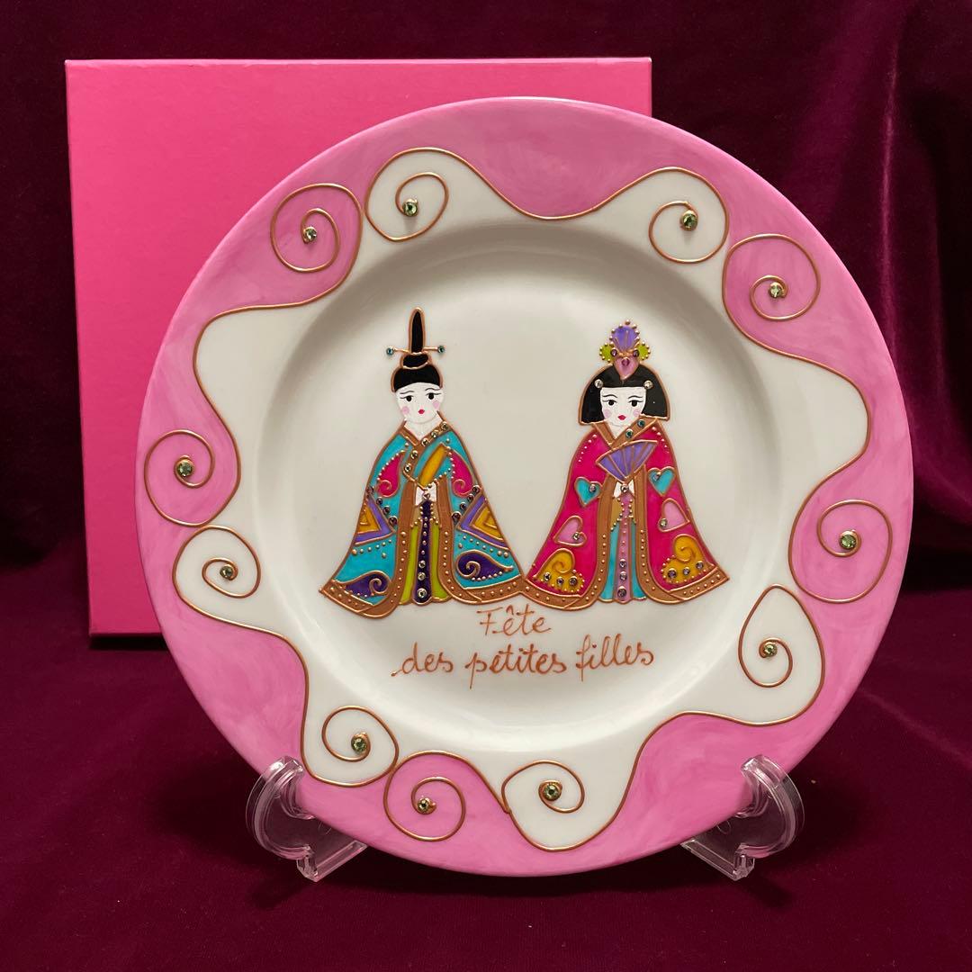 ソワジック　 soizick フランス製　プレート　皿 雛人形デザイン