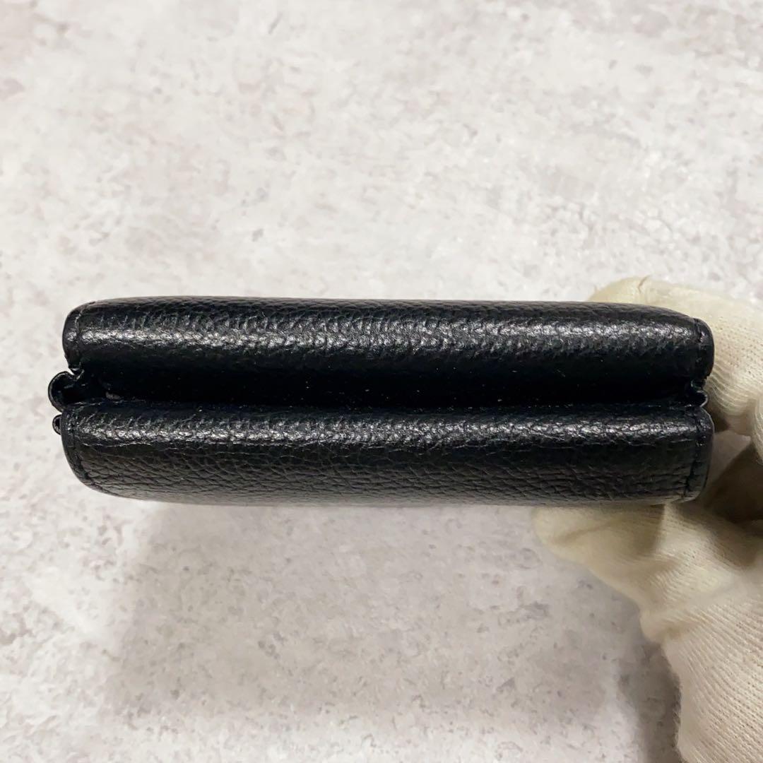 人気モデル✨バレンシアガ 三つ折り財布 ミニ財布 ブラック 黒