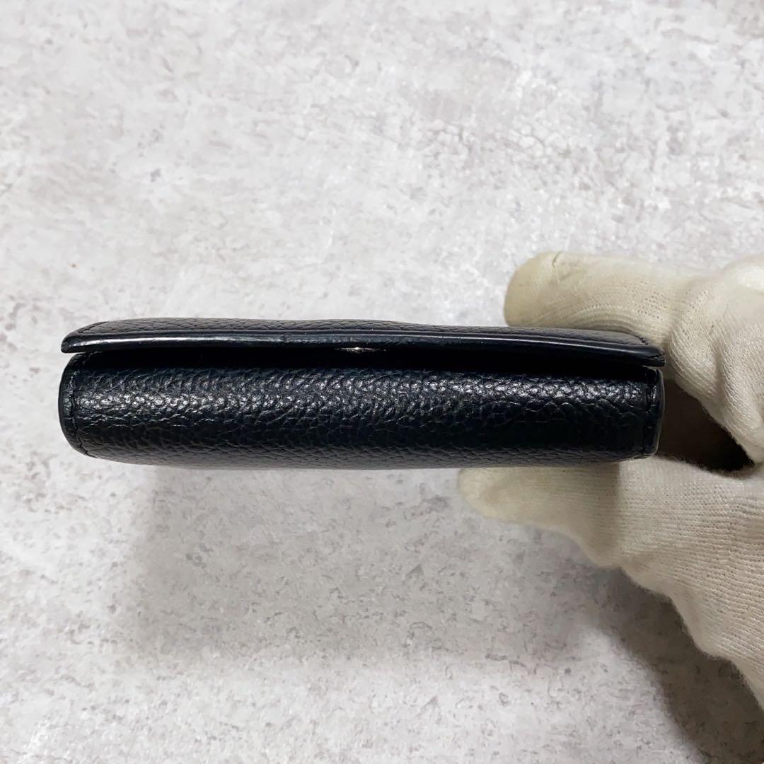 人気モデル✨バレンシアガ 三つ折り財布 ミニ財布 ブラック 黒