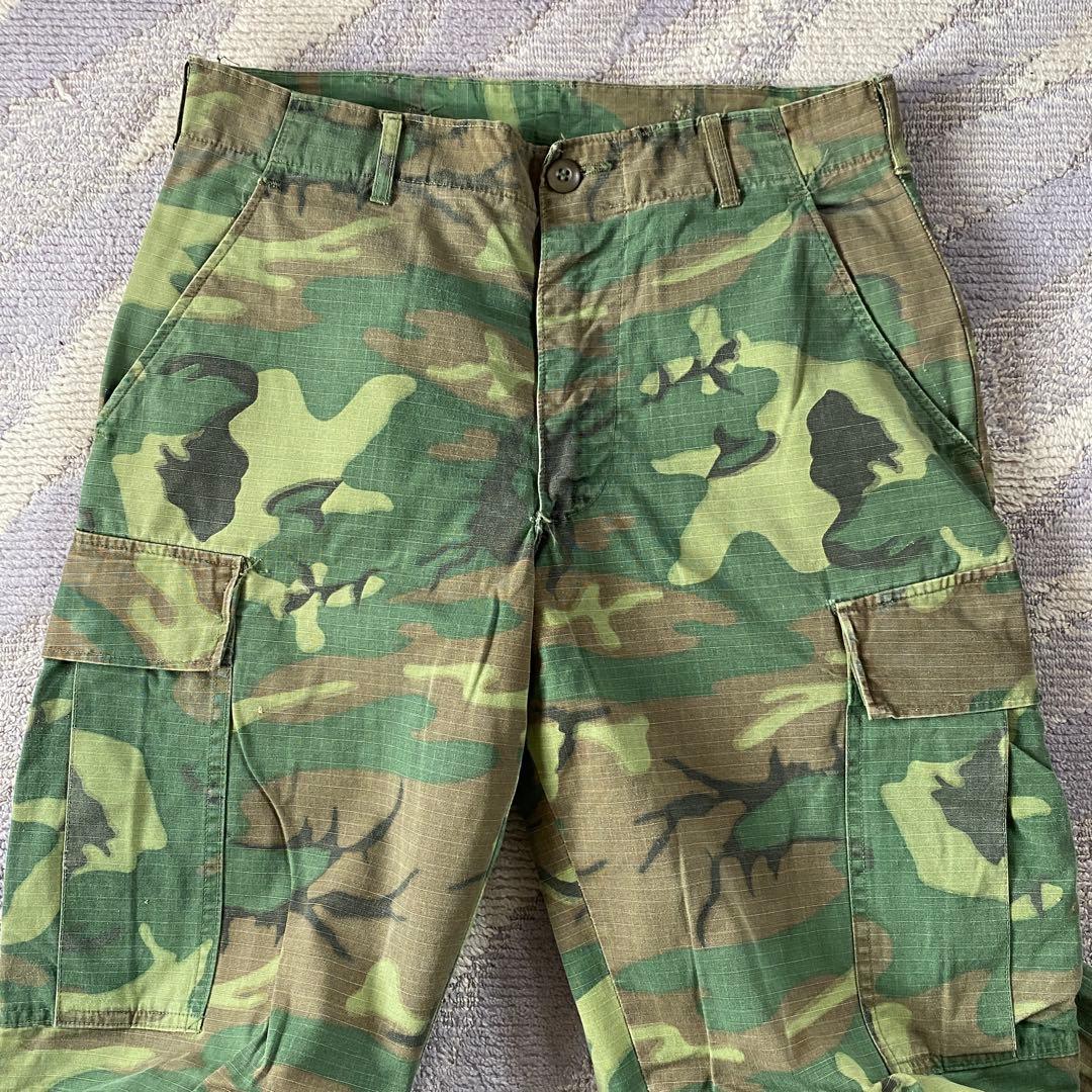 US ARMY米軍実物ジャングルファティーグパンツグリーンリーフM65M51