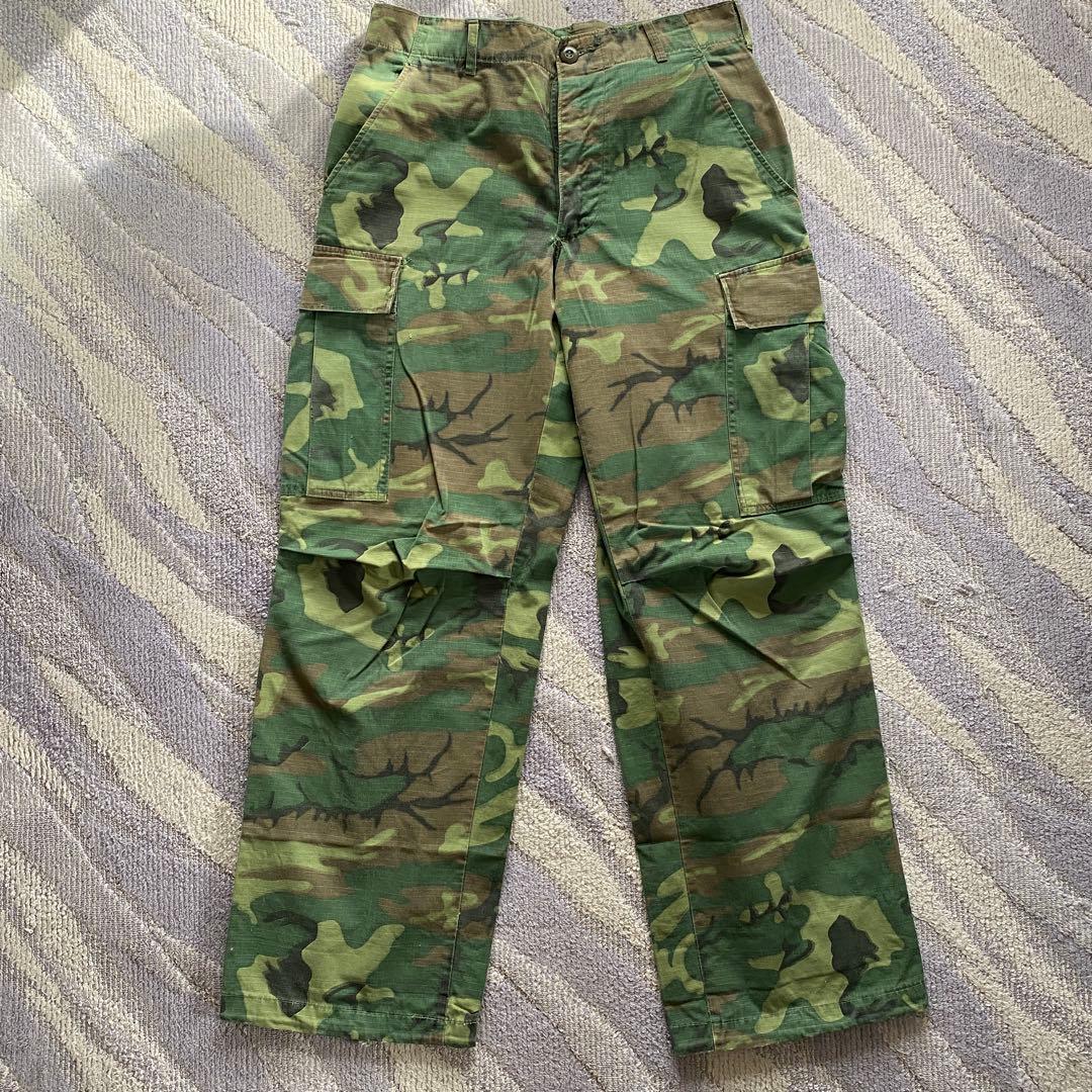 US ARMY米軍実物ジャングルファティーグパンツグリーンリーフM65M51