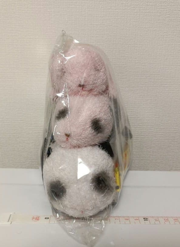 ほんとの大きさシャンシャン　3体セット　メジャー付き