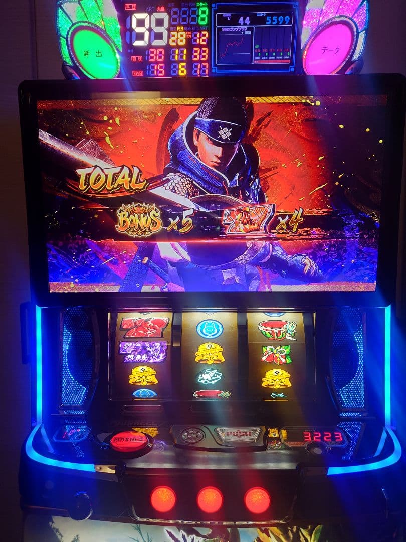 パチスロ　実機　LモンスターハンターライズXA　スマスロ