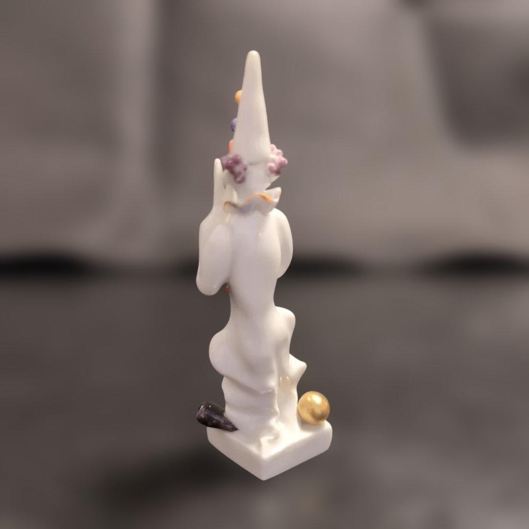 マイセンのクラウンハーモニカ、ピエロです。