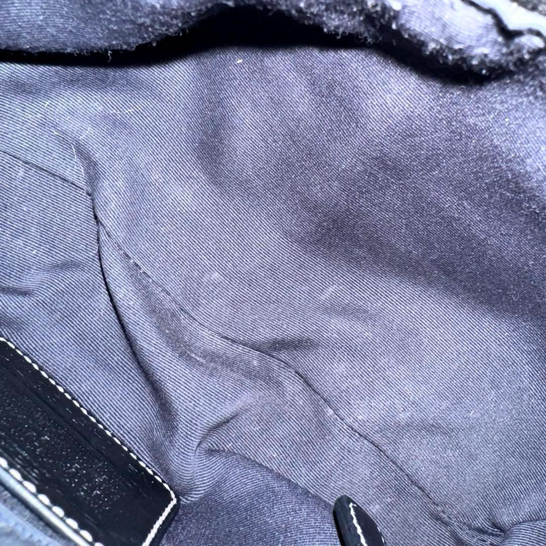 未使用級 coach コーチ ワンショルダーバッグ シグネチャー 黒 6371