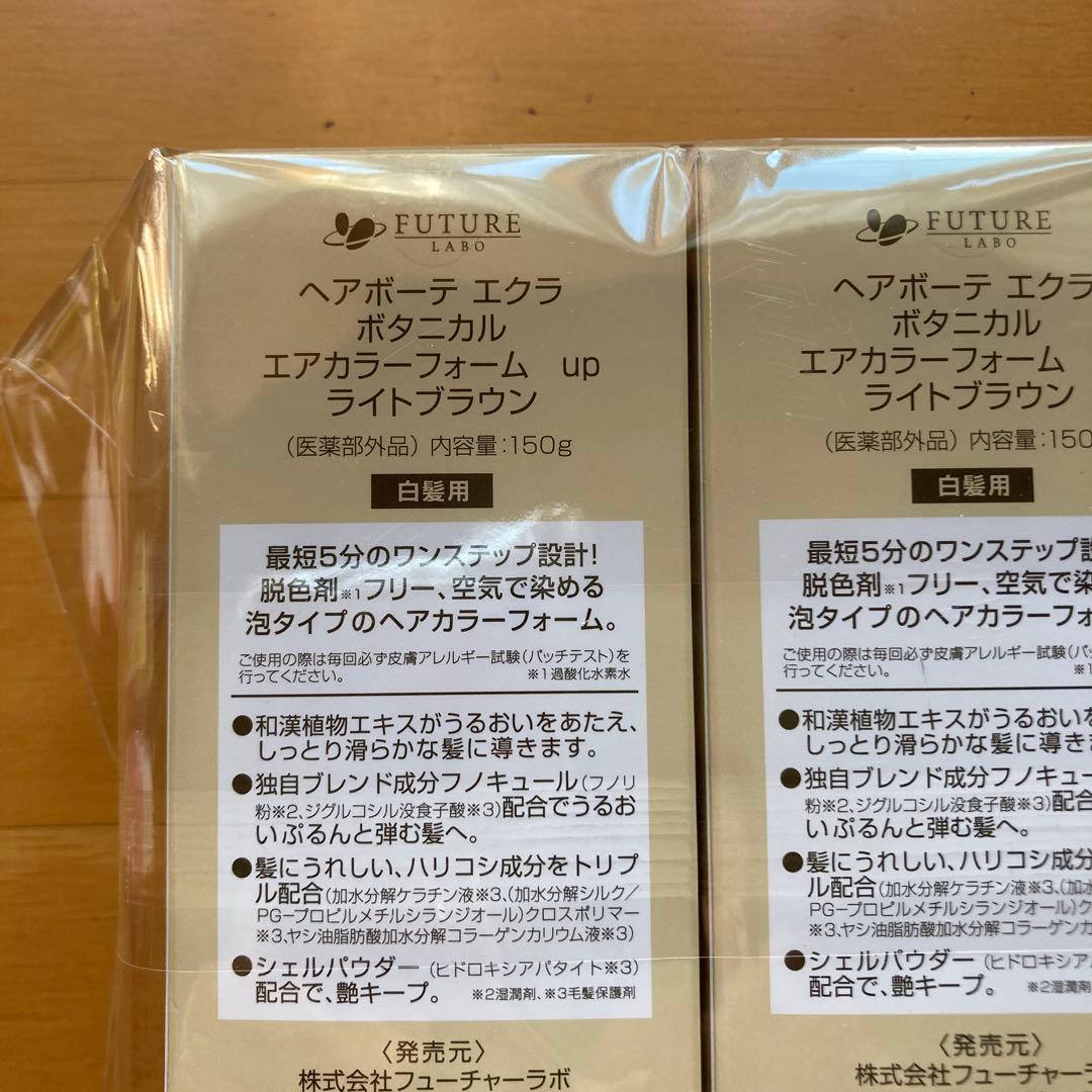 エクラ ボタニカルエアカラーフォーム up ライトブラウン 3個セット