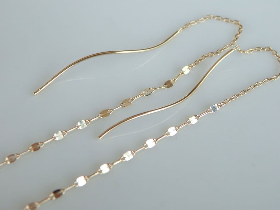 ともすけ　k10ピアス　キラキラウェーブピアス　アメリカンピアス