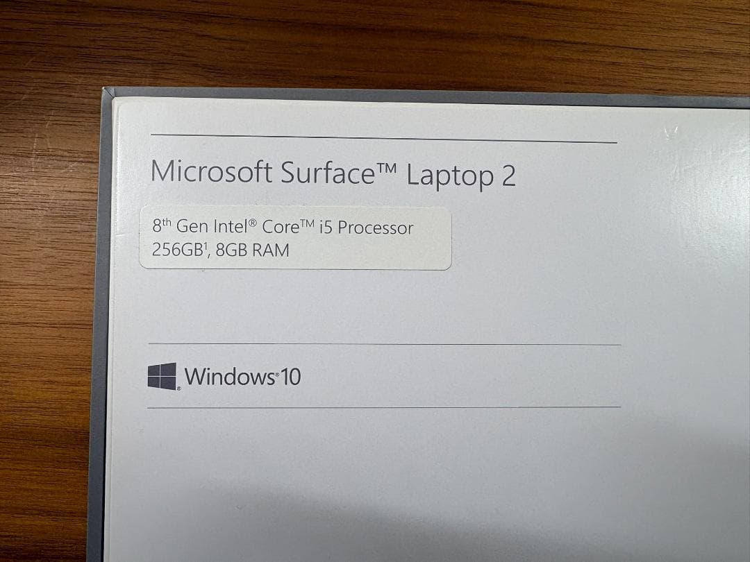 Microsoft Surface Laptop2 Officeあり