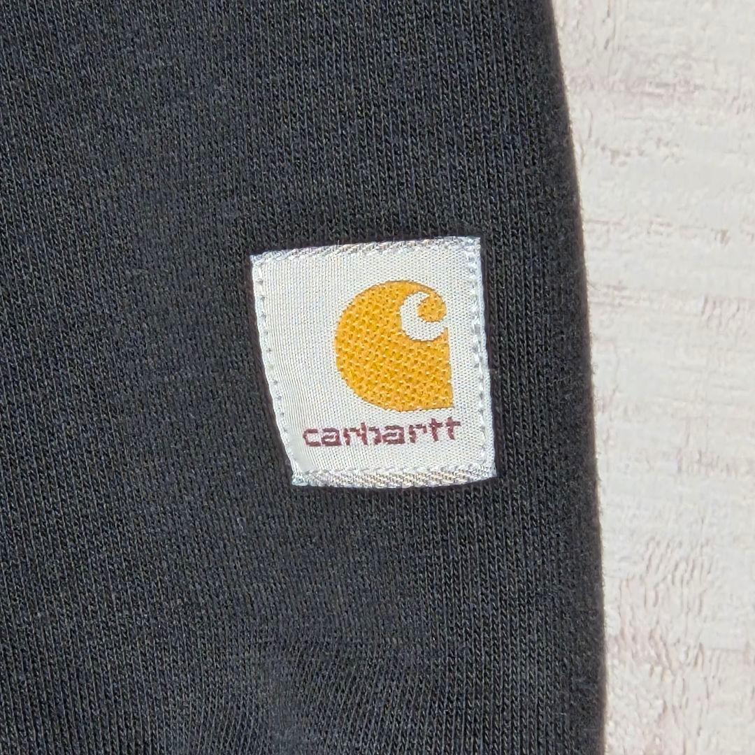 人気カラー✨️カーハート サーマル フルジップパーカー 金ジップ WIP 黒 S