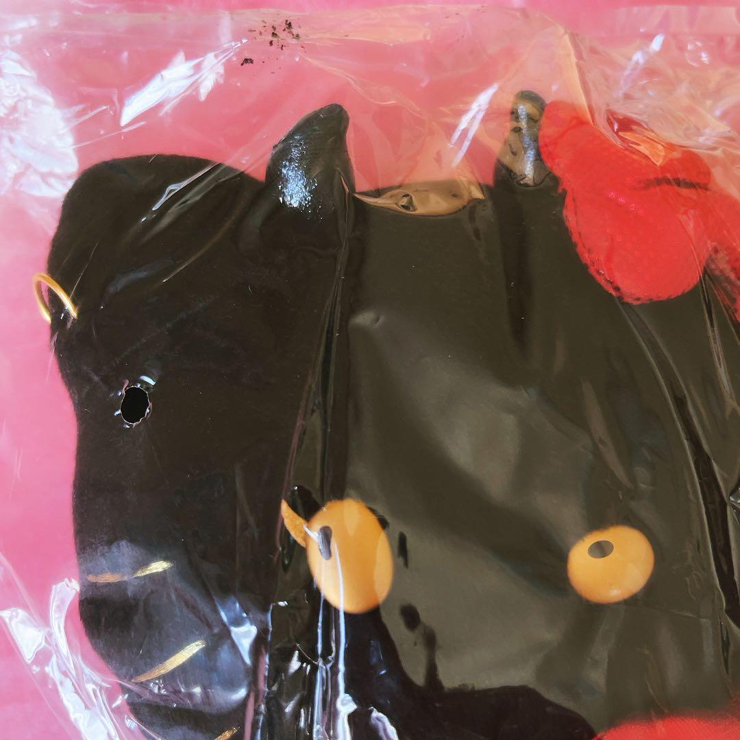希少レア　ハローキティ　ぬいぐるみ　小悪魔　デビル　ブラックキティ　サンリオ