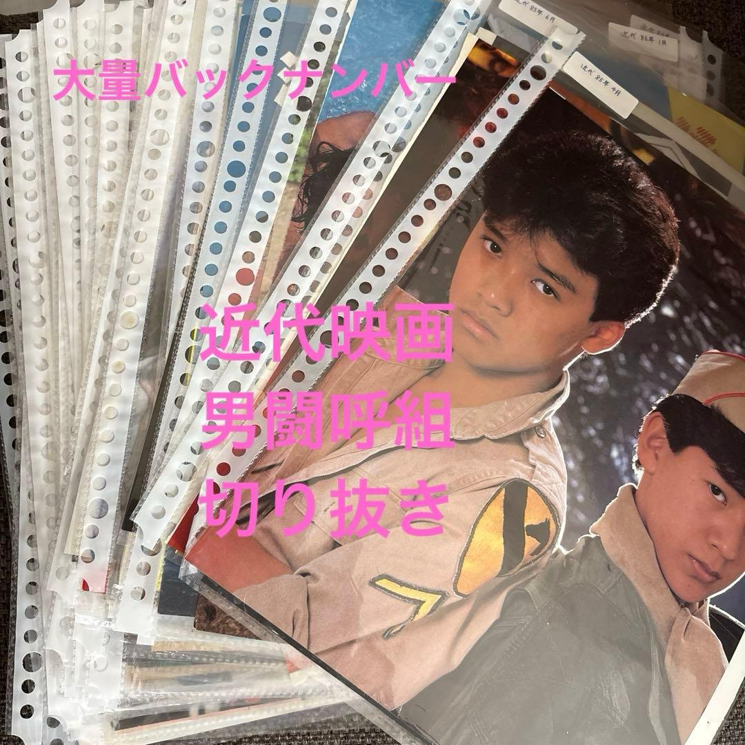 近代映画45冊分男闘呼組切り抜き(付録のピンナップある物はお付けします)