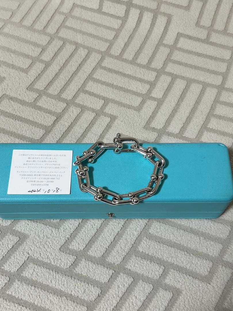 ティファニー　ハードウェア　ラージリンク　ブレスレット　TIFFANY&Co.