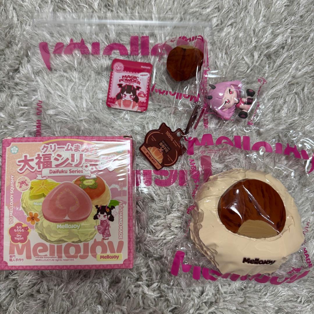Mellojoy メロジョイ スクイーズ 大福 栗 シークレット レア